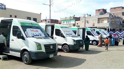 إطلاق قوافل طبية جديدة اليوم ضمن مبادرة حياة كريمة، اعرف المحافظات والتخصصات المتوفرة