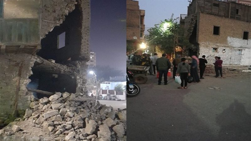 انهيارمنزل بالشرقية