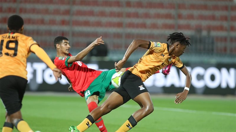 زامبيا تفوز على المغرب،