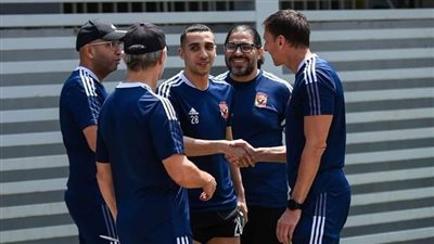 كريم فؤاد يظهر في مران الأهلى اليوم