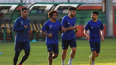 المصري يستأنف تدريباته الجماعية استعدادا لمواجهة الداخلية (صور) 