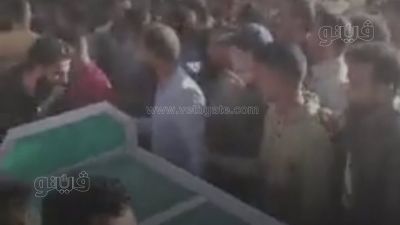 جانب من الجنازة،