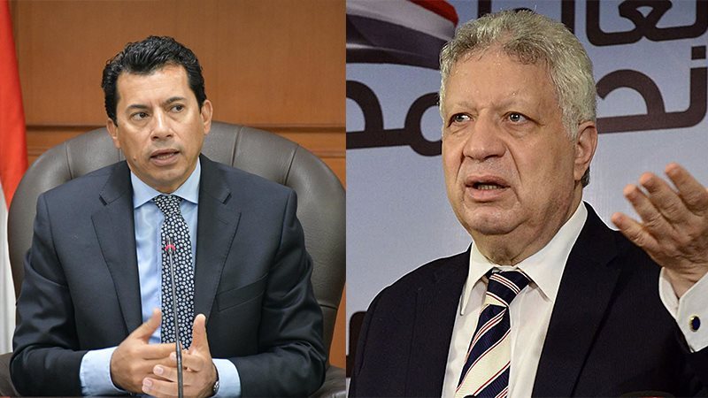 مرتضى منصور وأشرف