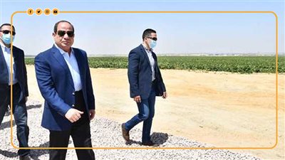 12 معلومة عن مشروع شرق العوينات بعد افتتاح السيسي موسم حصاد القمح (انفوجراف)