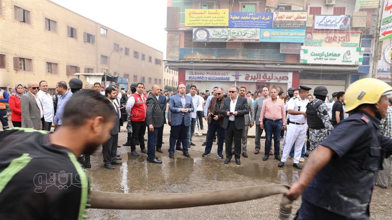 محافظ بني سويف بموقع