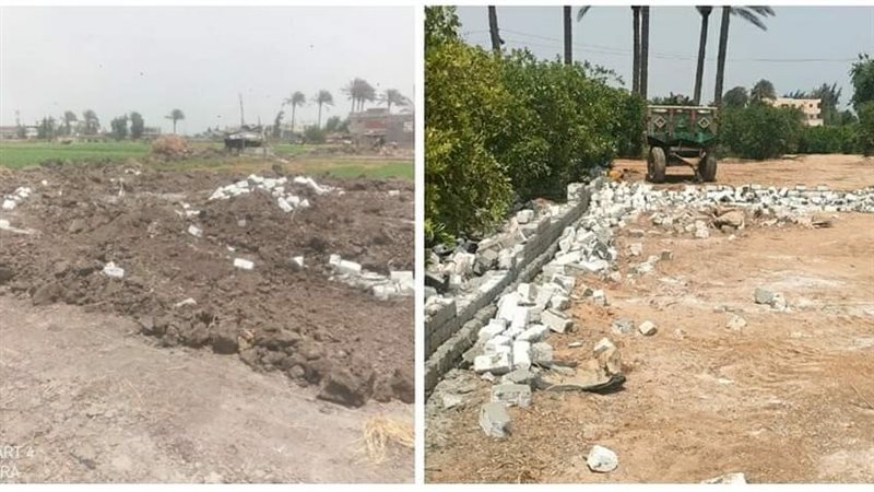 إزالة حالات تعد بمحافظة