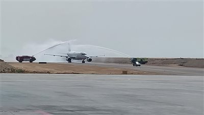مطار برج العرب الدولي يستقبل أولى رحلات شركة أويا الليبية