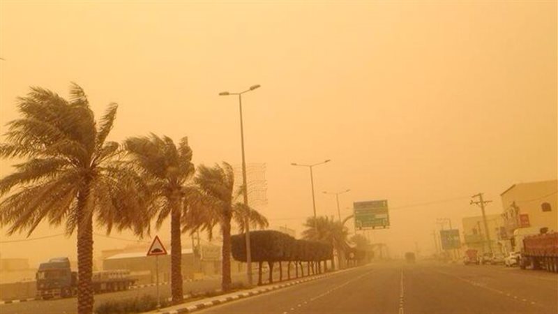 رياح مثيرة للأتربة،