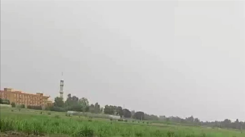 تجمع السحب في سماء