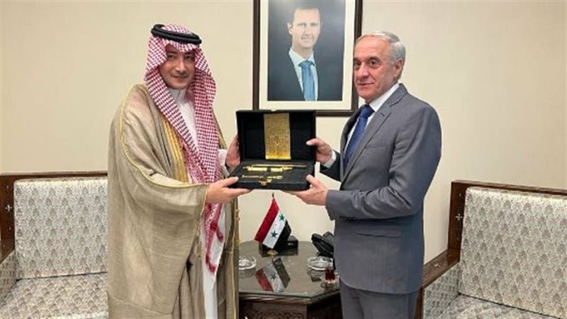 وفد سعودي بسوريا،