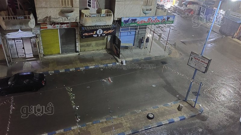 أمطار غزيرة في مطروح،