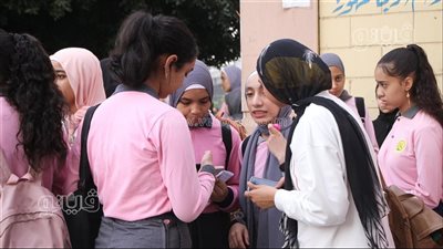 طلاب الشهادة الإعدادية بالقاهرة عن امتحان اللغة العربية: سهل والأسئلة تعتمد على الفهم (فيديو)