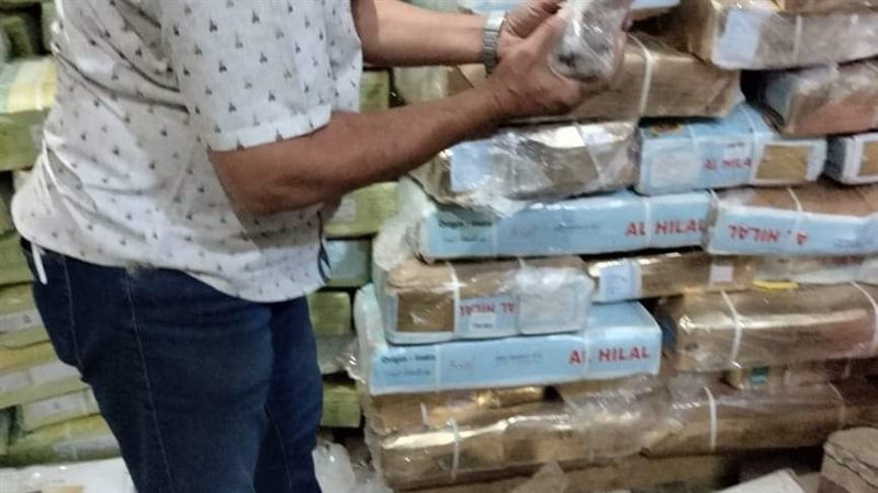 ضبط نصف طن لحوم وكبدة