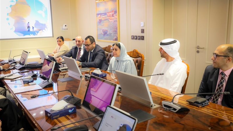 وفد الشركة الإماراتية،