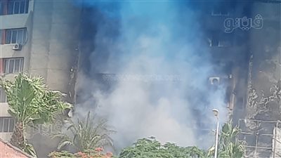 المباحث تستمع لأقوال العاملين والشهود فى حريق مبنى جهاز مدينة 15 مايو