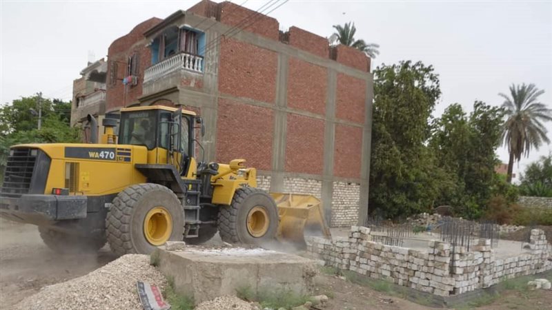جانب من إزالة التعديات
