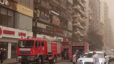 اندلاع حريق أعلى مطعم شهير بالمهندسين