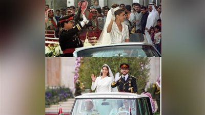 تبدلت الوجوه وبقيت الطقوس، زفاف الملك عبد الله والملكة رانيا قبل 3 عقود (فيديو وصور)