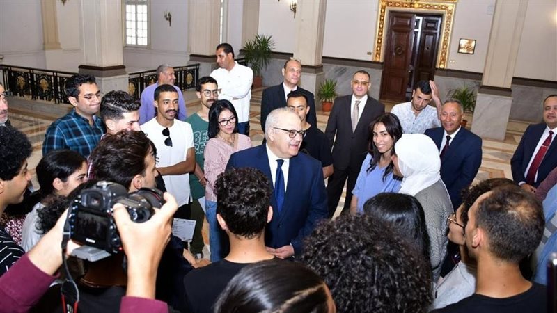 استقبال رئيس جامعة