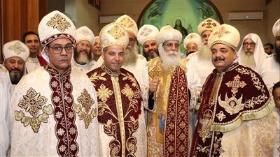 الأنبا دوماديوس يرسم كهنة جدد للخدمة في إيبارشية 6 أكتوبر 