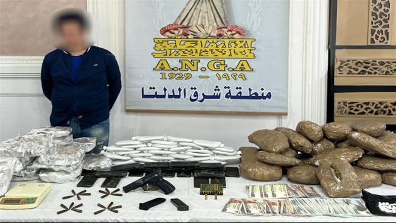 مخدرات الدقهلية بحوزة
