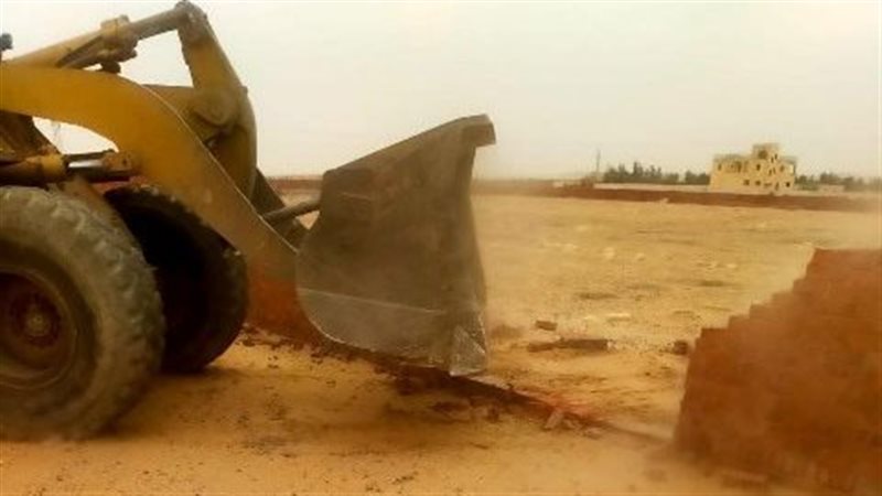 ازالة 52 حالة تعدى