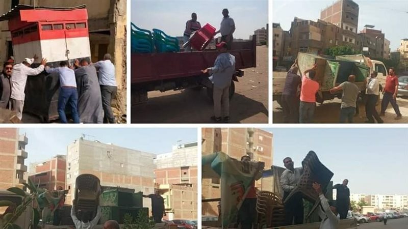 رفع حالات إشغال طريق