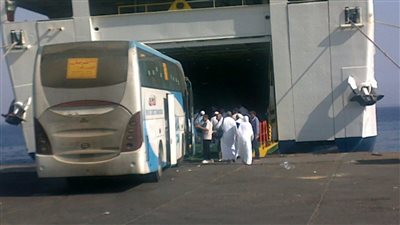 رفع درجة الاستعداد بميناء نويبع البحري لانطلاق أول فوج حج غدا
