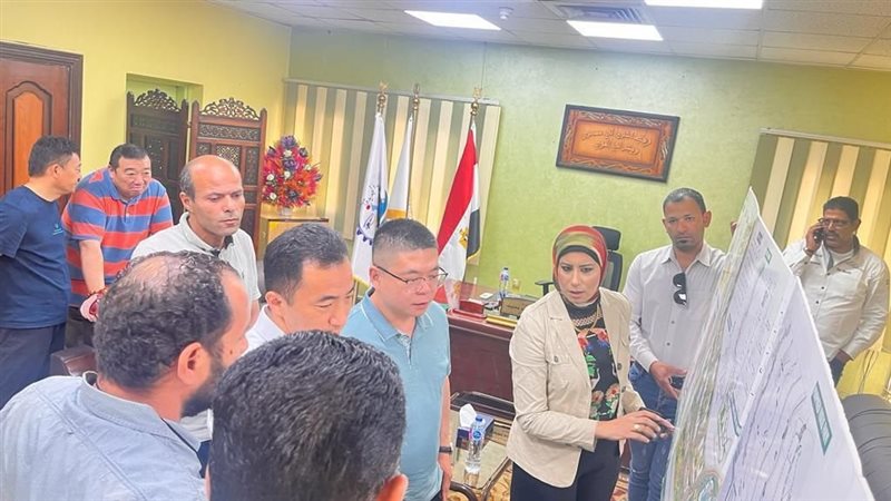 وفد من شركة cscec