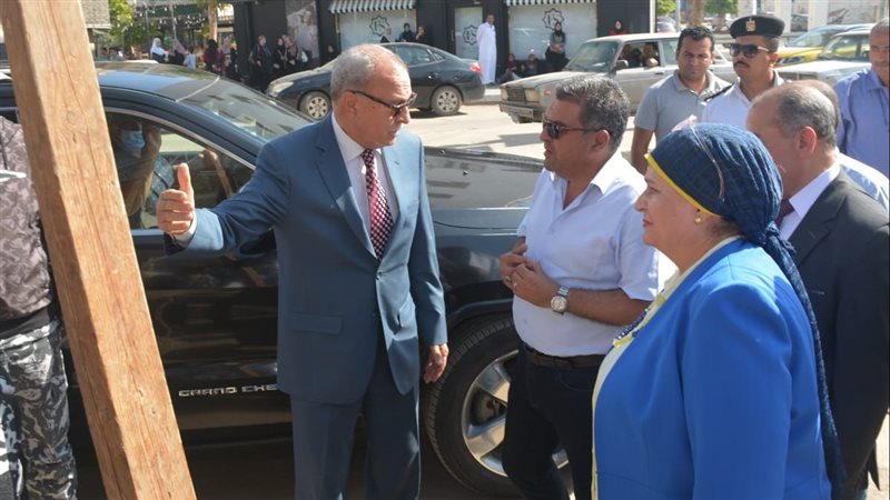 محافظ القليوبية خلال