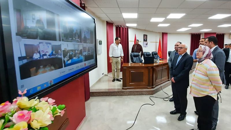 محافظ بورسعيد يتفقد