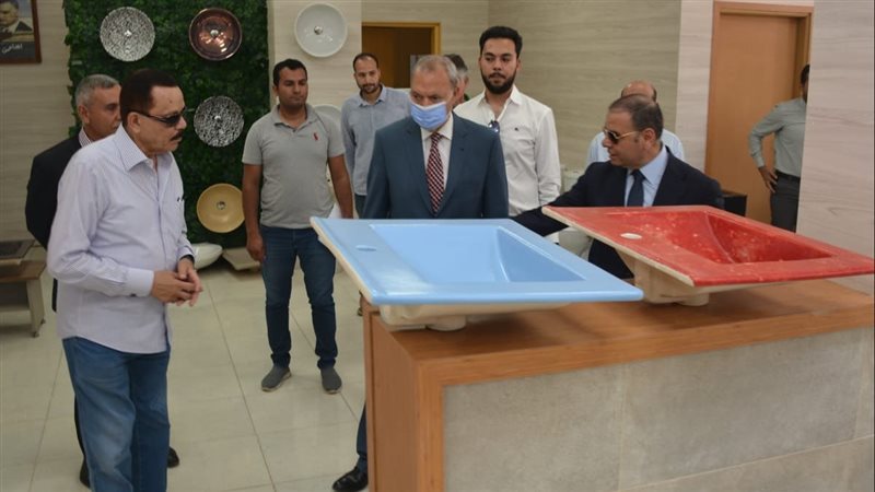 محافظ القليوبية خلال