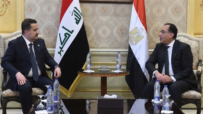 رئيسا وزراء مصر والعراق،
