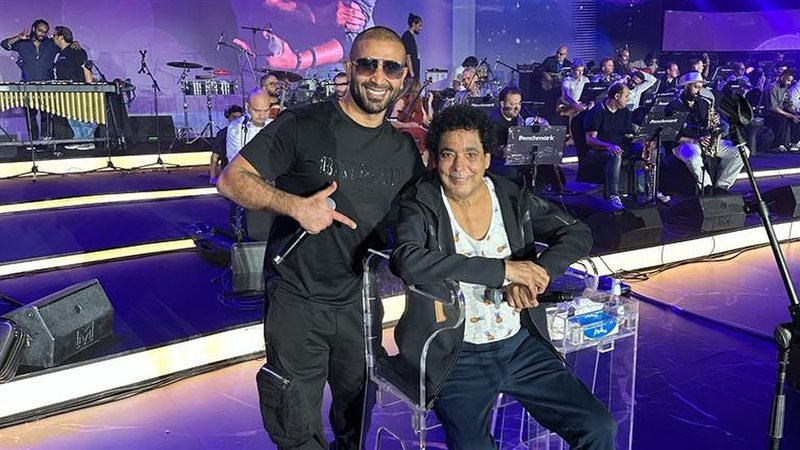 محمد منير وأحمد سعد،