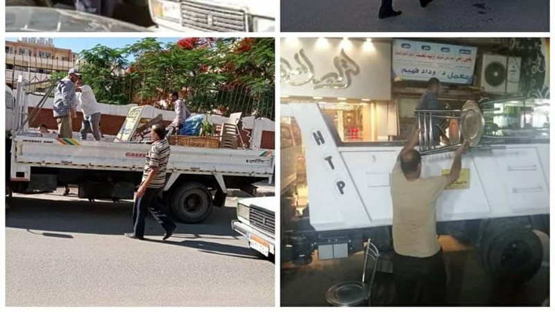 رفع حالات إشغال طريق