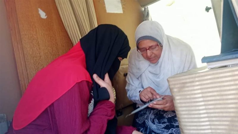 قافلة سكانية بوادي