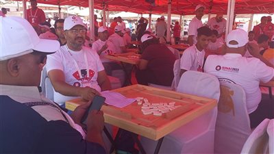 وزير الشباب والرياضة يشهد ختام بطولة الدومينو والطاولة المؤهلة لبطولة كأس العالم بالعريش(فيديو)