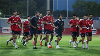 الدوري المصري، الأهلي يختتم تدريباته استعدادًا لمباراة الحرس 