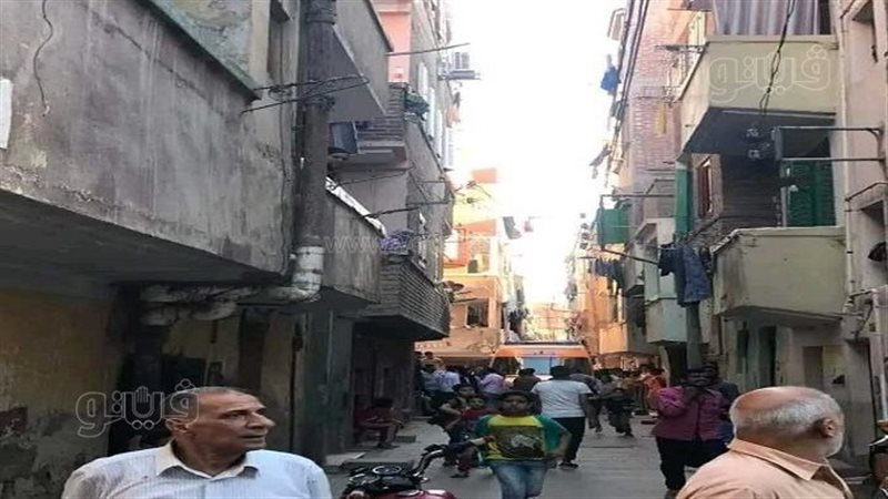 مسرح جريمة مقتل سيدة