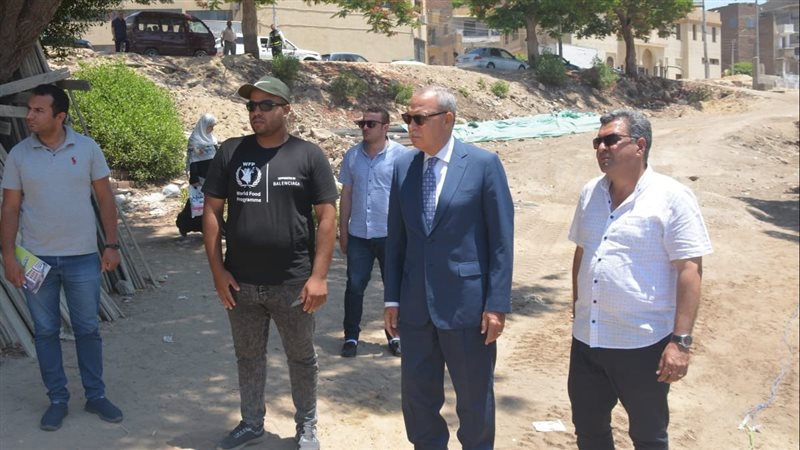 محافظ القليوبية خلال