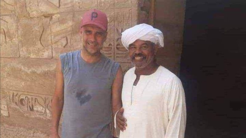 جانب من زيارة بيب