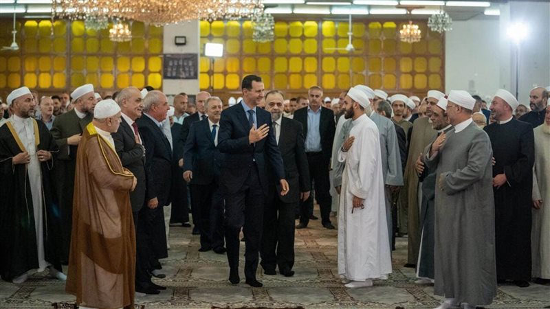 زعماء عرب يؤدون صلاة
