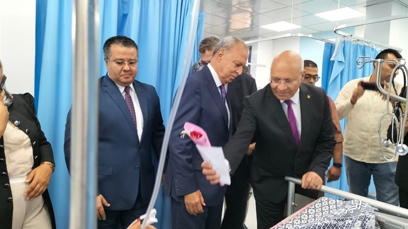 محافظ القليوبية خلال