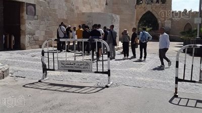 توافد المواطنين على قلعة قايتباي في الإسكندرية بأول أيام عيد الأضحى (صور)