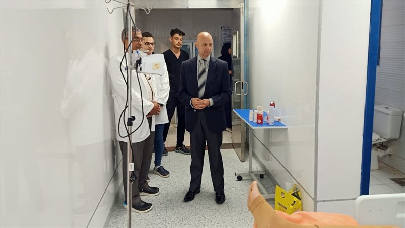 مسعود يتفقد مستشفى