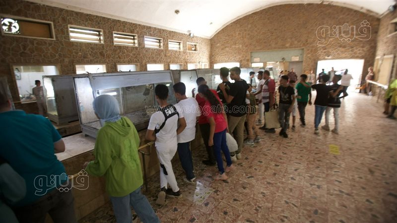 توافد زوار حديقة