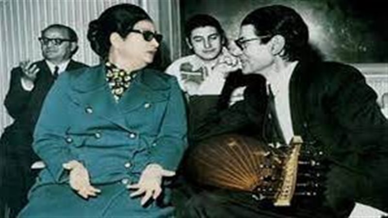 أم كلثوم ورياض السنباطى،