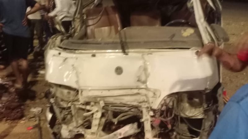 حادث انقلاب ميكروباص،