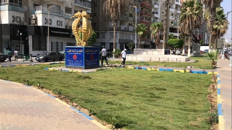 جانب من تطوير الميدان،