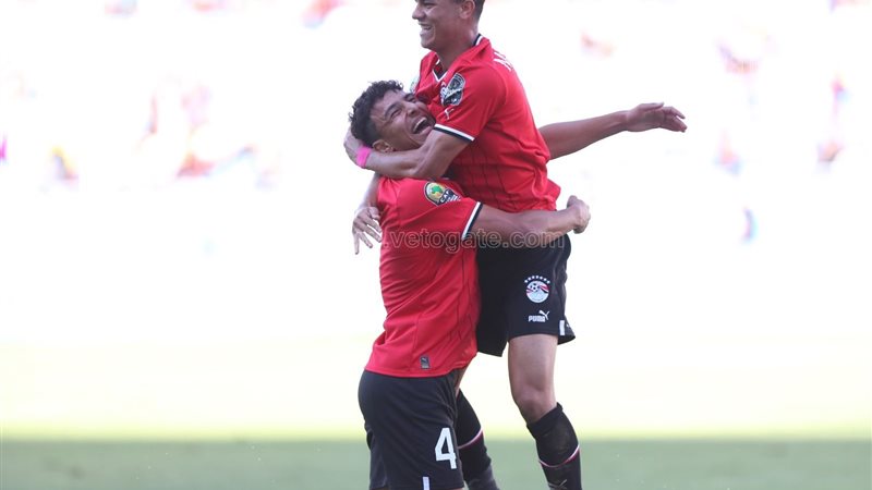 فرحة لاعبي المنتخب